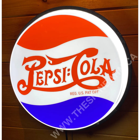 Pepsi-Cola 18’’ Backlit Led Button Sign Design #W5158 18” Led Buttons