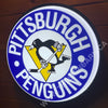 Pittsburg Penguins 18’’ Backlit Led Button Sign Design #W7142 18” Led Buttons