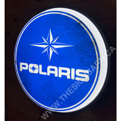 Polaris 18’’ Backlit Led Button Sign Design #W5009 18” Led Buttons