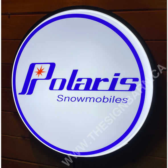 Polaris 18’’ Backlit Led Button Sign Design #W7022 18” Led Buttons