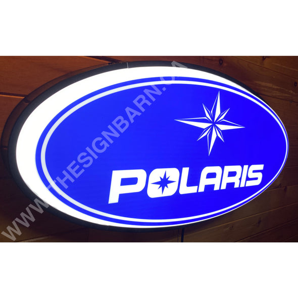 Polaris 32’’ Backlit Led Oval Sign Design # V7157 Backlit Ovals