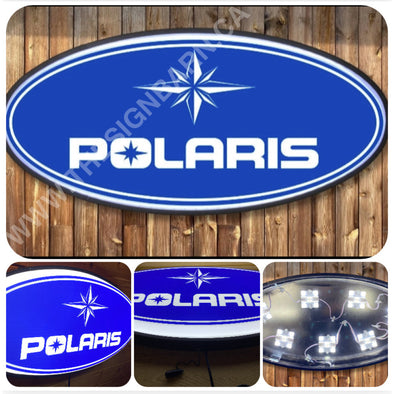 Polaris 32’’ Backlit Led Oval Sign Design # V7157 Backlit Ovals