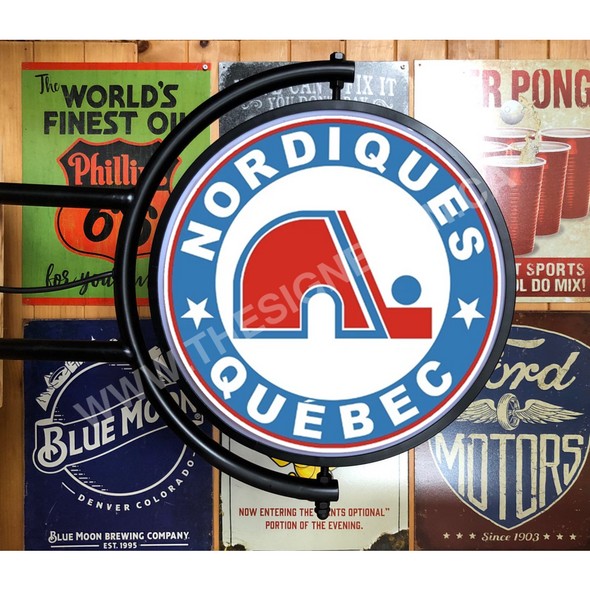 Quebec Nordiques 24” Pivoting Light Design #P5074 24’’