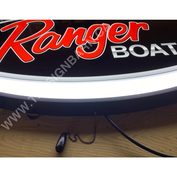 Ranger Boats 32’’ Backlit Led Oval Sign Design #V7170 Backlit Ovals