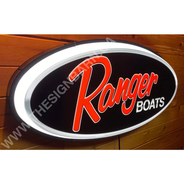 Ranger Boats 32’’ Backlit Led Oval Sign Design #V7170 Backlit Ovals