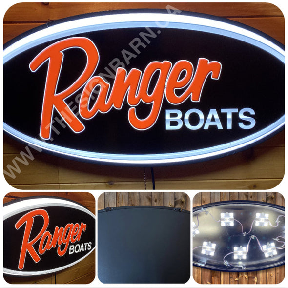 Ranger Boats 32’’ Backlit Led Oval Sign Design #V7170 Backlit Ovals