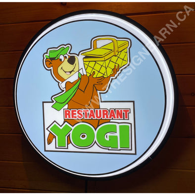 Restaurant Yogi Design Sur Measure 18” Backlit Led Buttons