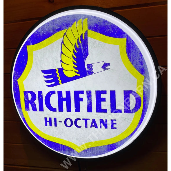 Richfield 18’’ Backlit Led Button Sign Design #W7181 18” Led Buttons