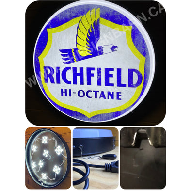 Richfield Hi-Octane 30’’ Backlit Led Button Sign Design #Bb7181 Led