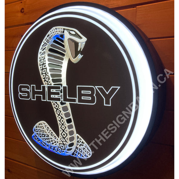 Shelby Cobra 18’’ Backlit Led Button Sign Design #W5040 18” Led Buttons