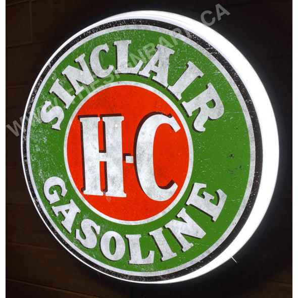 Sinclair Gasoline 30’’ Backlit Led Button Sign Design #Bb7102 Led