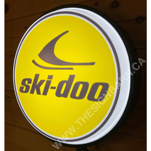 Ski-Doo 18’’ Backlit Led Button Sign Design #W5072 18” Led Buttons