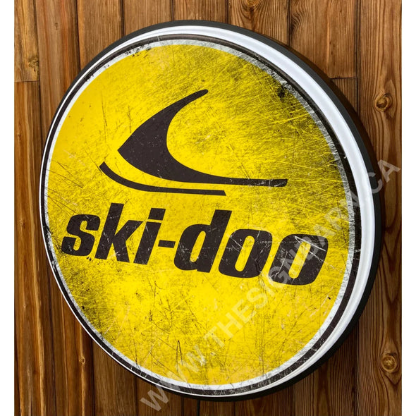 Ski-Doo 18’’ Backlit Led Button Sign Design#W6016 18” Led Buttons