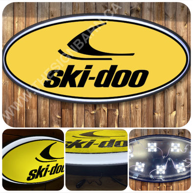 Ski-Doo 32’’ Backlit Led Oval Sign Design #V5072 Backlit Ovals