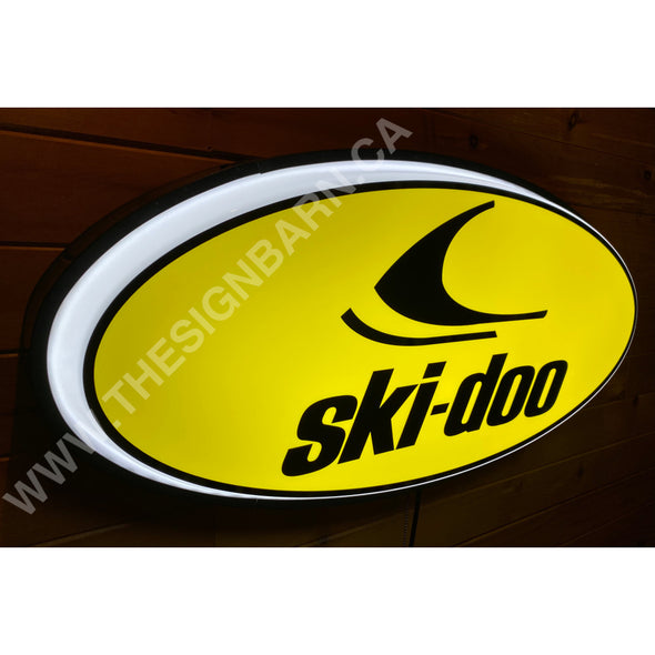 Ski-Doo 32’’ Backlit Led Oval Sign Design #V5072 Backlit Ovals