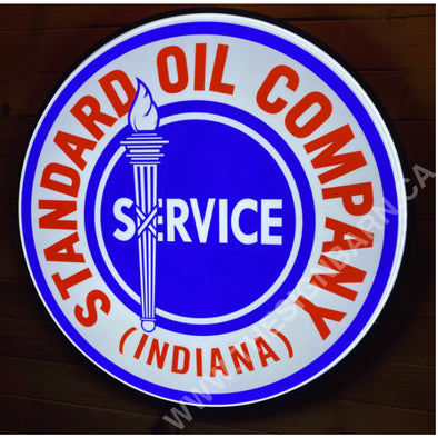 Standard Oil 18’’ Backlit Led Button Sign Design #W7147 18” Led Buttons