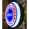 Standard Oil 20” Two Sided Led Fixed Flange Side Design #F7147 Led Sign