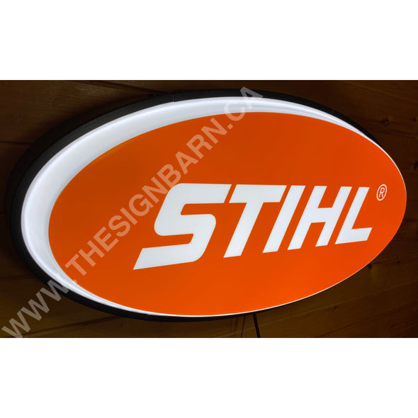 Stihl 32” Backlit Led Oval Sign Design #V7154 32’’ Backlit Ovals