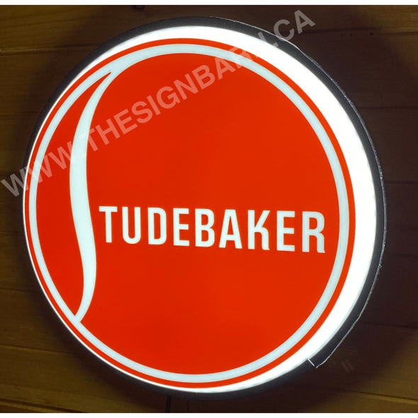 Studebaker 30’’ Backlit Led Button Sign Design #Bb7174 Led