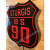 Sturgis Backlit Led Shield Sign Design #D7082 18’’ Led