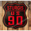 Sturgis Backlit Led Shield Sign Design #D7082 18’’ Led