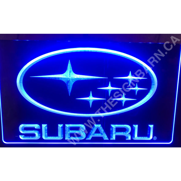 Subaru Design #L106 Lighted Sign