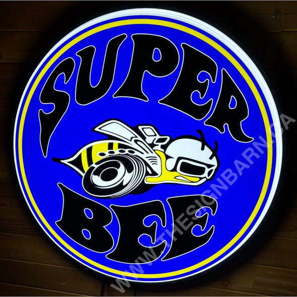 Super Bee 30’’ Backlit Led Button Sign Design #Bb7182 Led