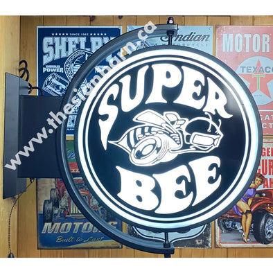 Superbee 24’’ Rotating Led Lighted Sign Design #S5047 Pivoting With Switch