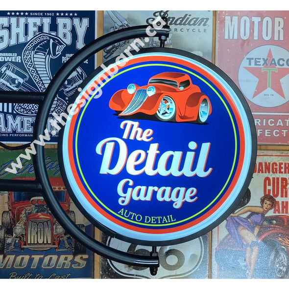 The Detail Garage Custom Designed 24” Pivoting Sign