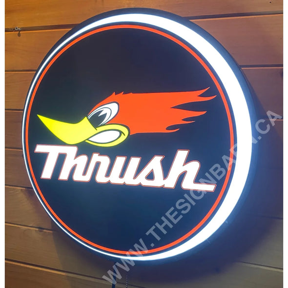 Thrush 18’’ Backlit Led Button Sign Design #W7127 18” Led Buttons