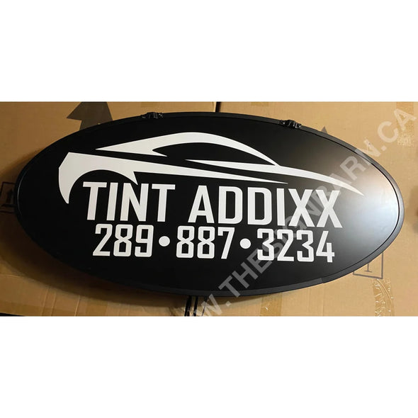 Tint Addixx Custom Designed 32’’ Oval Backlit Led Ovals