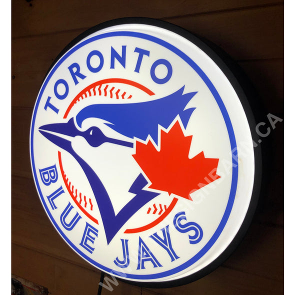 Toronto Blue Jays 18’’ Backlit Led Button Sign Design #W5064 18” Led Buttons