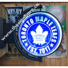 Toronto Maple Leafs 24’’ Rotating Led Lighted Sign Design #S5022 Pivoting With Switch