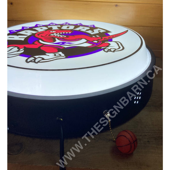 Toronto Raptors 18’’ Backlit Led Button Sign Design #W5031 18” Led Buttons