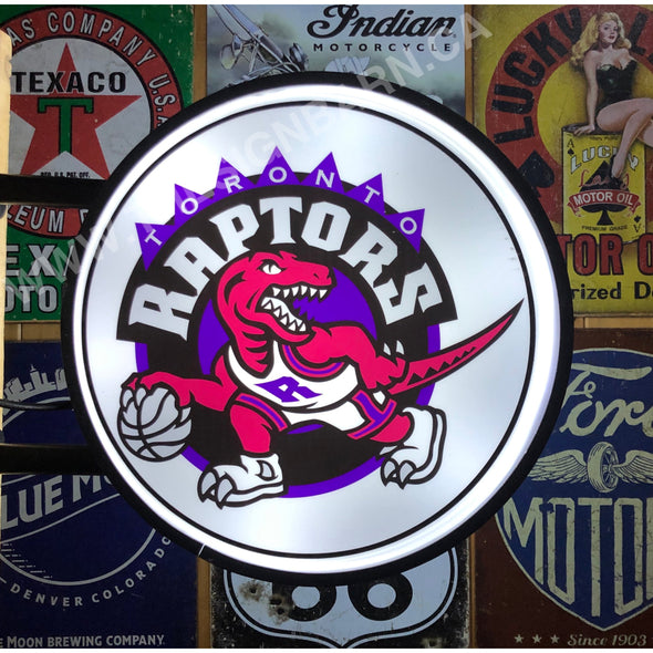 Toronto Raptors 20’’ Led Fixed Flange Sign Design #F5031 Led Sign