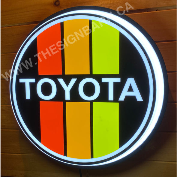 Toyota 30’’ Backlit Led Button Sign Design #Bb7185 Led