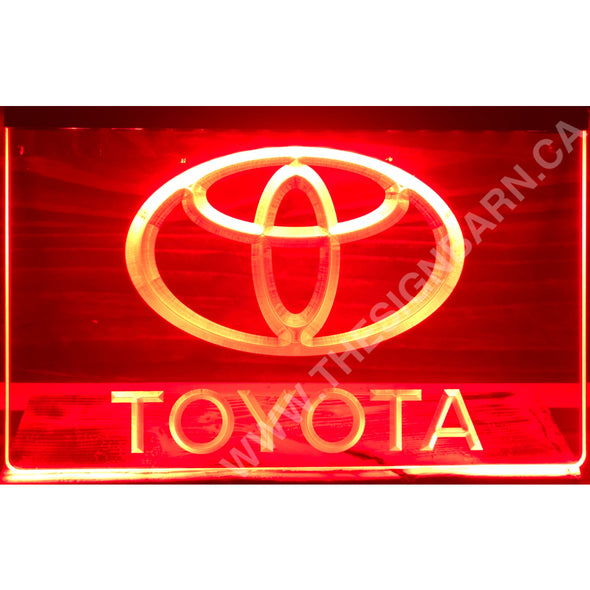 Toyota Design #L126 Lighted Sign