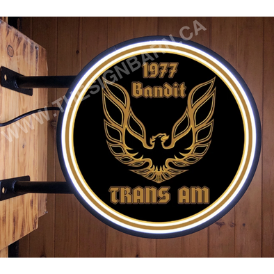 Trans Am Bandit 20’’ Led Fixed Flange Sign Design #F5071 Led Sign