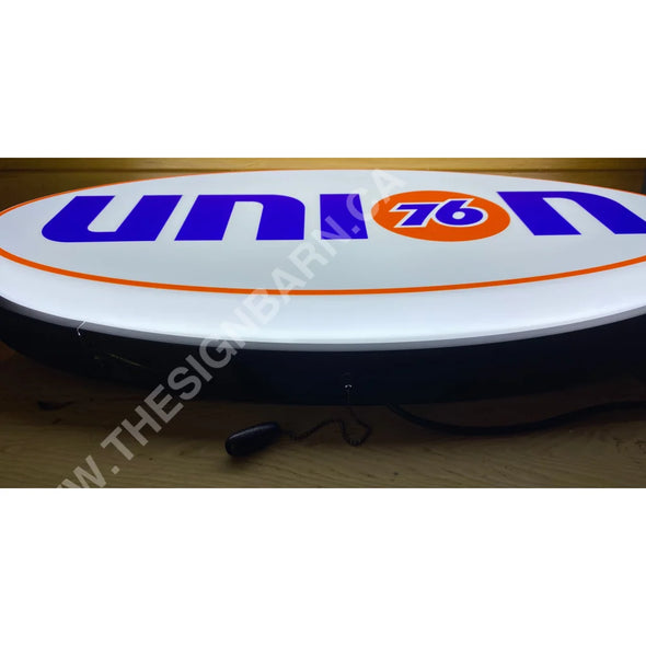 Union 76 32’’ Backlit Led Oval Sign Design #V7152 Backlit Ovals