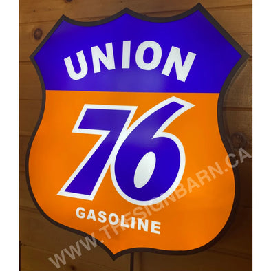 Union 76 Backlit Led Shield Sign Design #D7115 18’’ Led