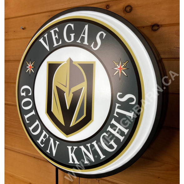 Vegas Golden Knights 18” Backlit Led Button Sign Design #W7062 Led Buttons