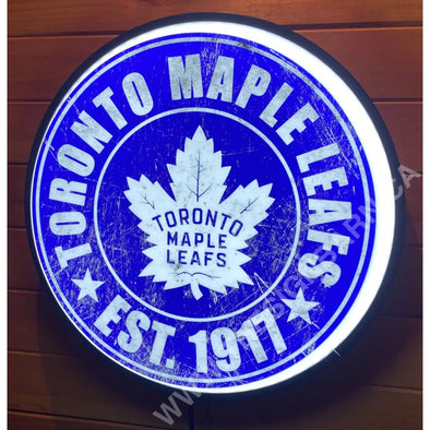 Vintage Toronto Maple Leafs 18’’ Backlit Led Button Sign Design #W5127 18” Led Buttons