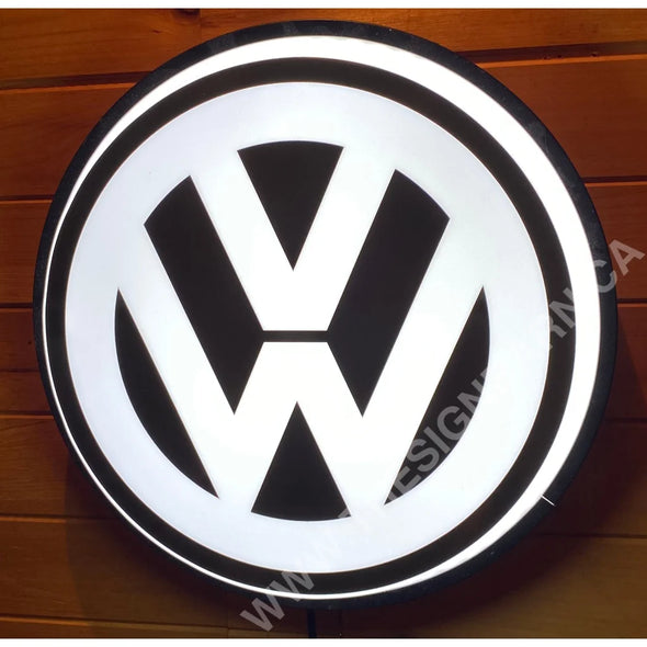 Volkswagen 18’’ Backlit Led Button Sign Design #W5081 18” Led Buttons