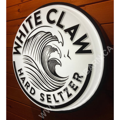 White Claw 18’’ Backlit Led Button Sign