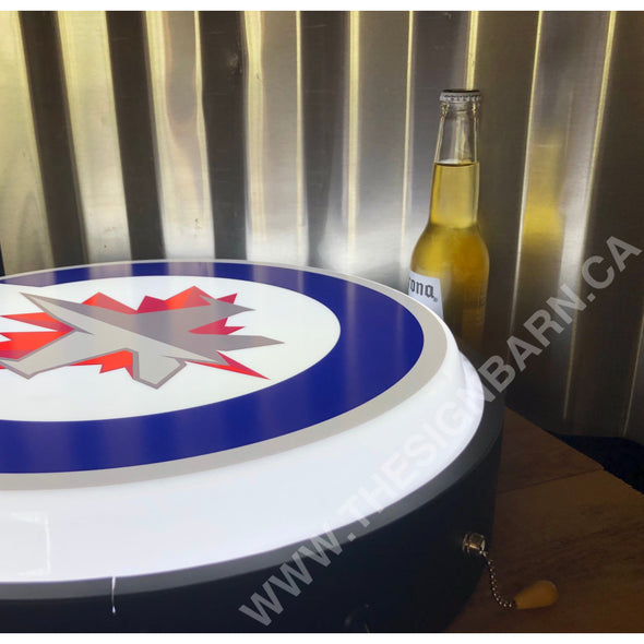 Winnipeg Jets Design #W5131 18” Backlit Led Buttons