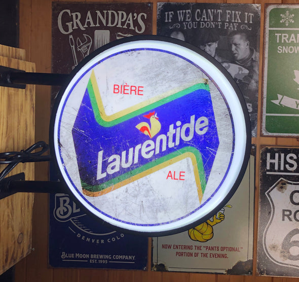 Bière Laurentide 20" LED Fixed Flange Sign Design #F5124
