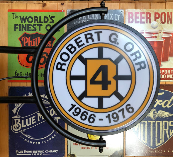 Boston Bruins/Bobby Orr 24" Pivoting Light Design #P5101