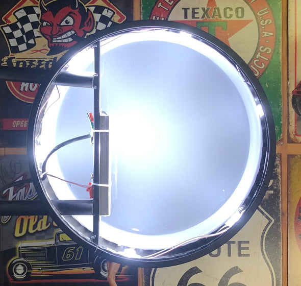 Victory Motorcycle 20" LED Fixed Flange Sign Design #F5085