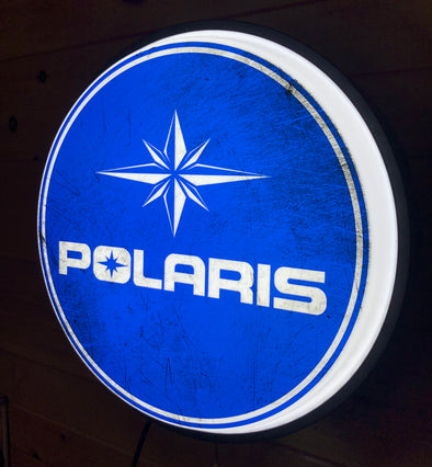 Polaris 18" Backlit LED Button Sign Design #W5009