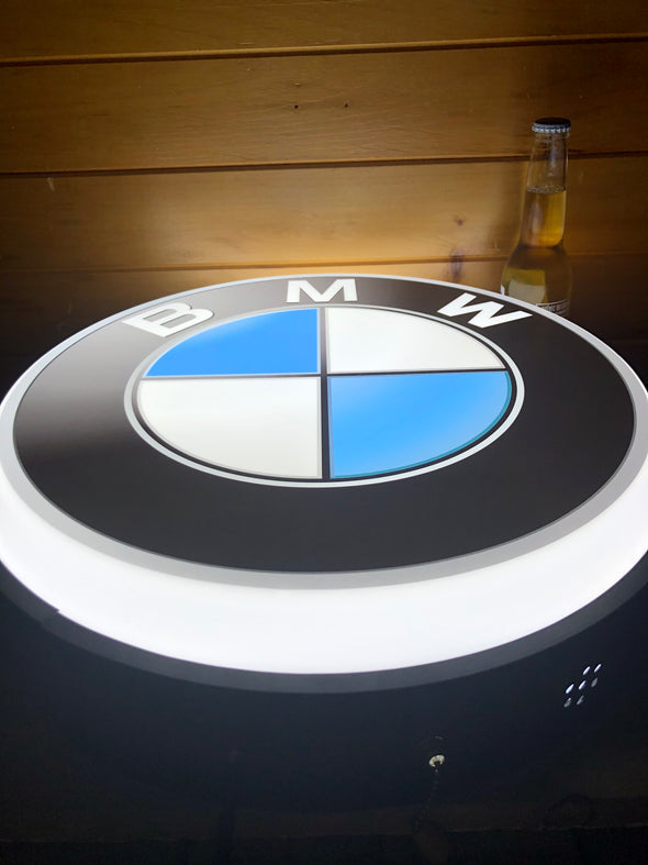 BMW 18" Backlit LED Button Sign Design #W5017